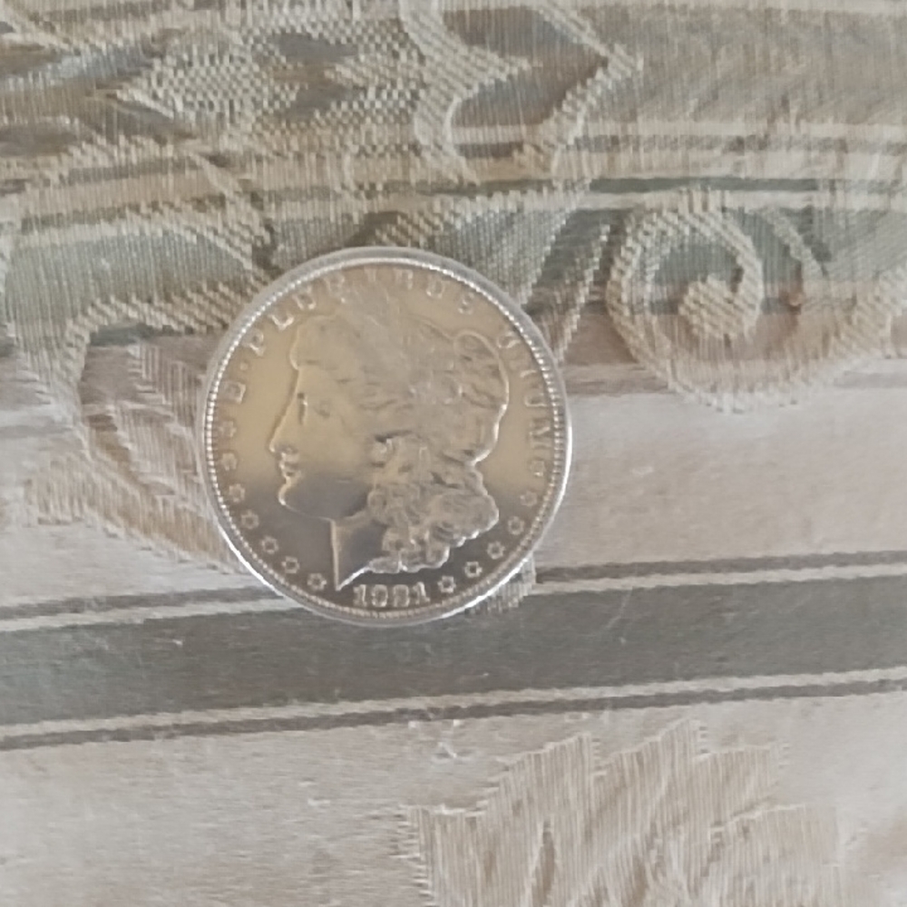 1921 Morgan Silver Dollar No Mint Mark